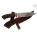 Купить нож Куница 2 из стали Х12МФ с художественным травлением.