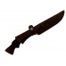 Купить нож Носорог из стали D2, рукоять кожа и граб