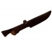 Купить нож Куница 2 из кованой стали Х12МФ с художественным травлением.